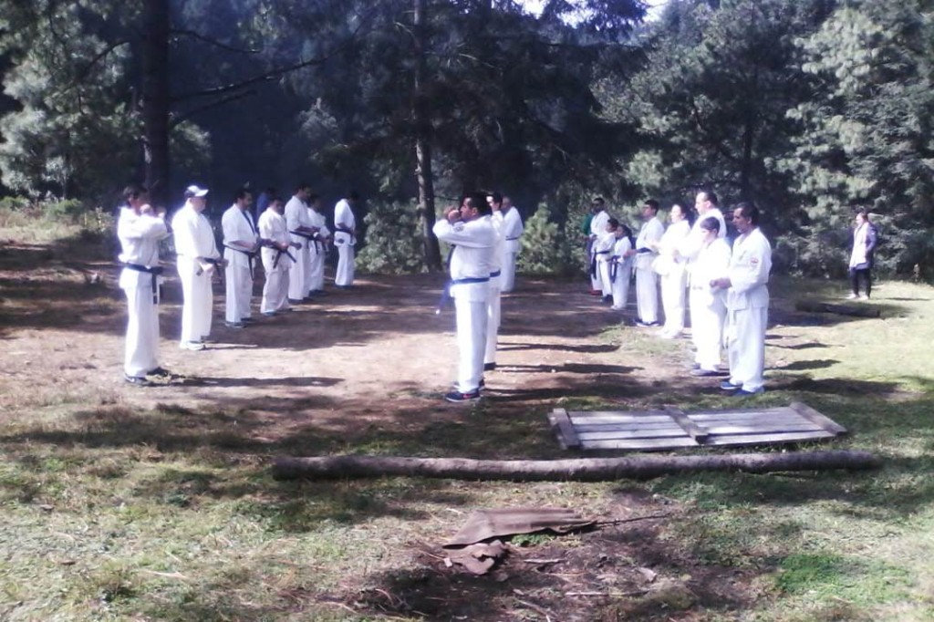 Formation at the December 2018 winter camp