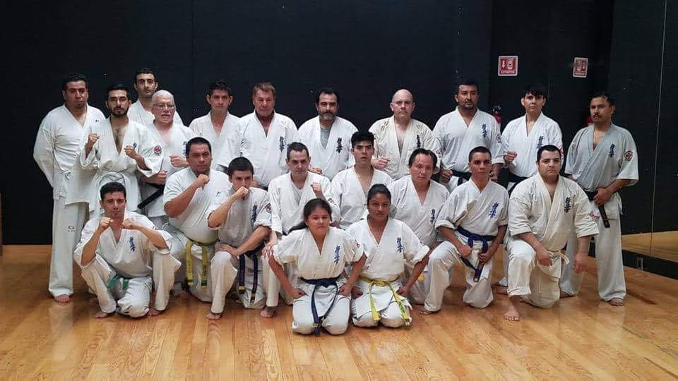 Group photo from the seminar and grading with Shihan Roman Szyrajew, October 10–11, 2018