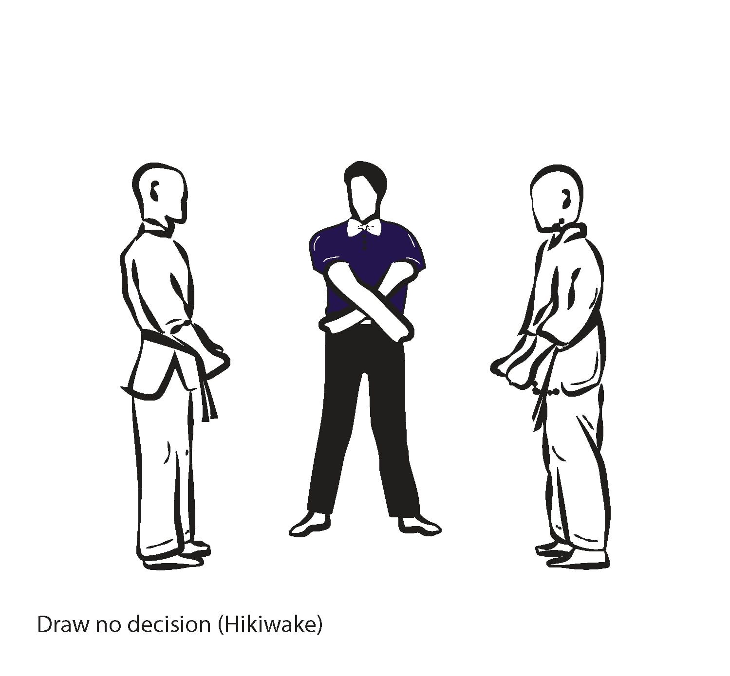 Señal arbitral de empate